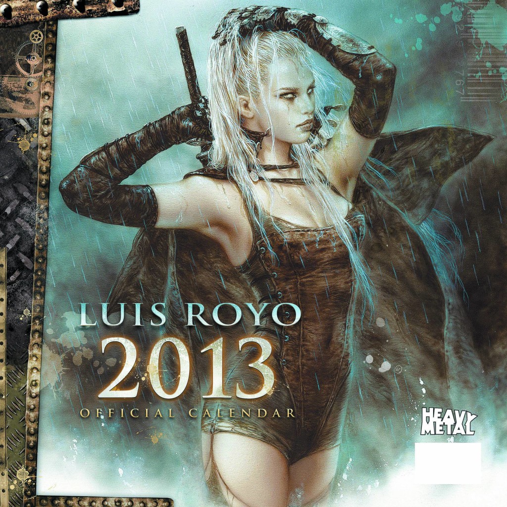 luis royo calendar 2013