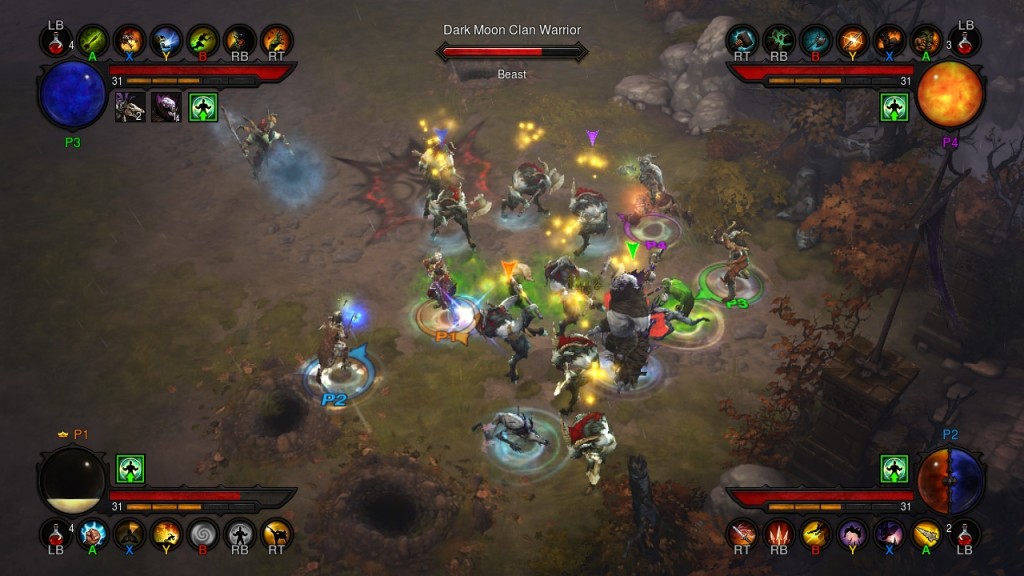 Diablo 3 Console Gameplay Screen