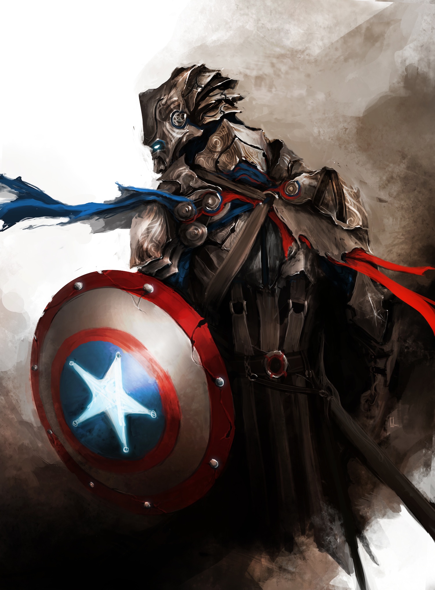 Amazing Avengers as Medieval Warriors Art!