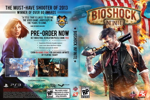 Anna Features on the back of the Game Cover as Elizabeth