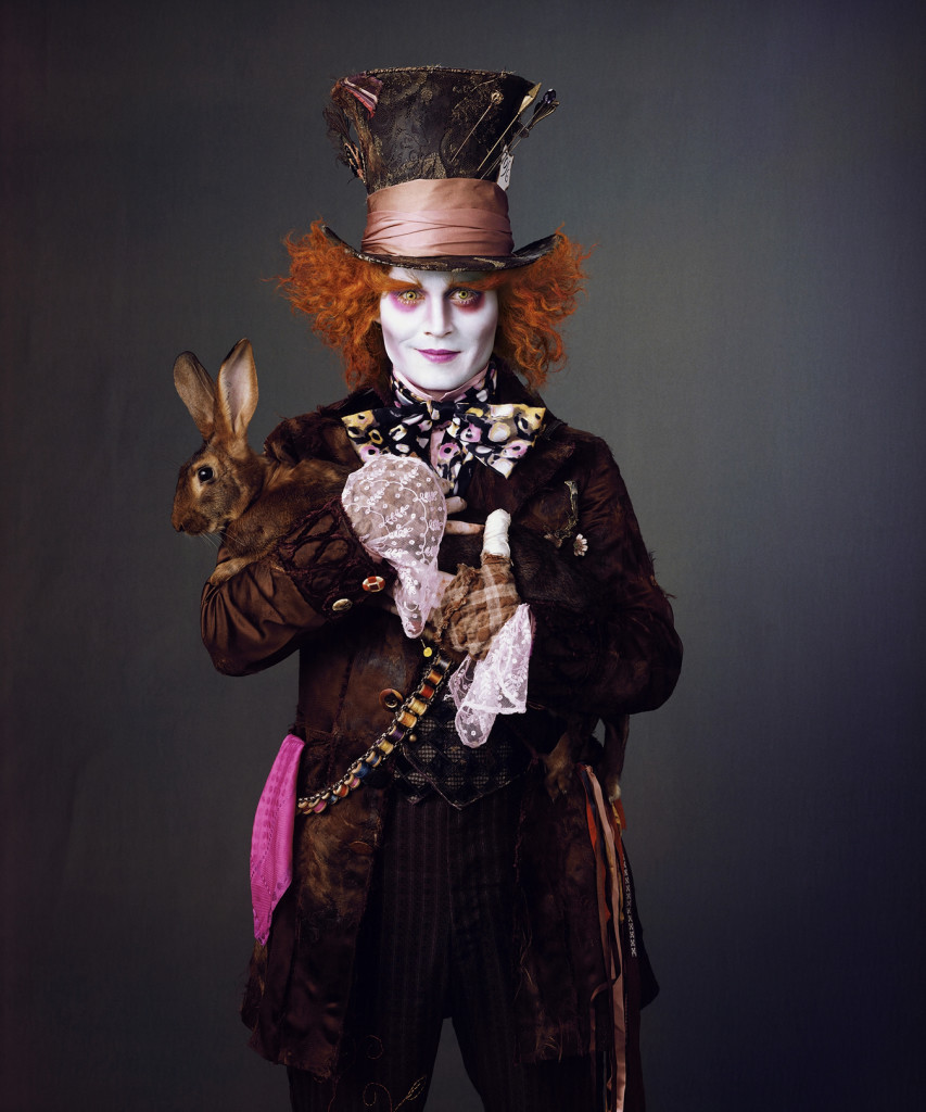 Johnny Depp as the Mad Hatter