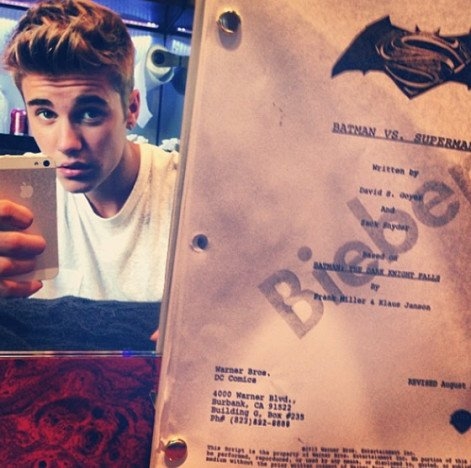 Justin Bieber to Play Robin in Batman vs Superman movie?