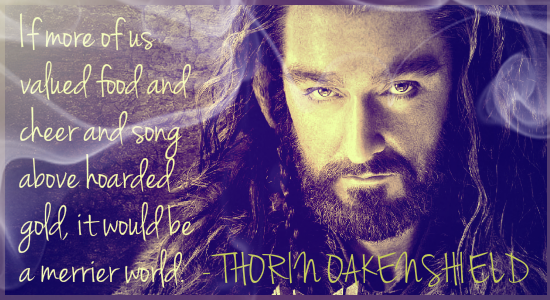 Thorin Tolkien Quote