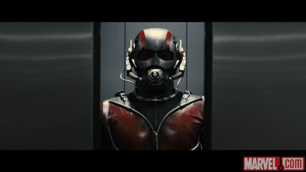 Ant-Man revealed with his mask on