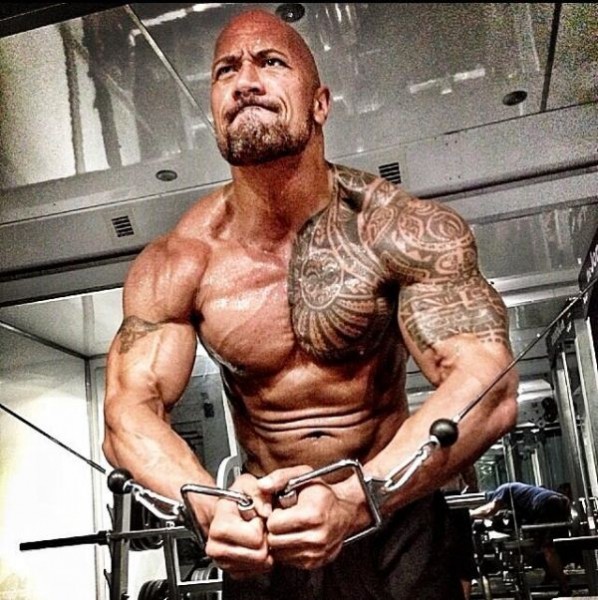 The Rock a.k.a. Dwayne Johnson