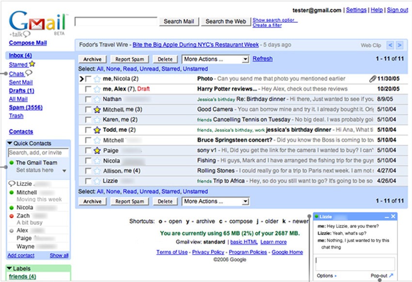 The Evolution of Gmail From 2004 Until Today - GeekShizzle