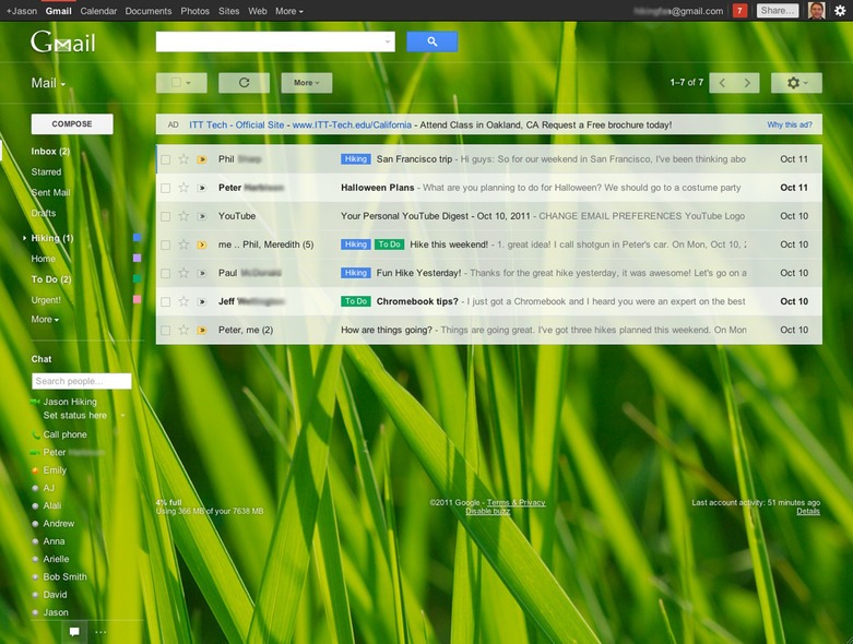 Gmail 2011