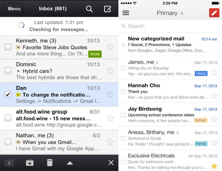 Gmail for iOS