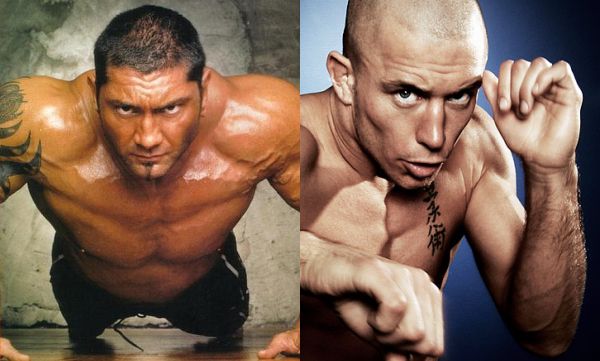 David Bautista and Georges St. Pierre