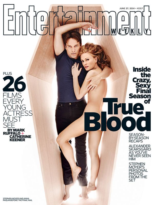 True Blood’s Anna Paquin and Stephen Moyer Pose for Entertainment Weekly’s Cover