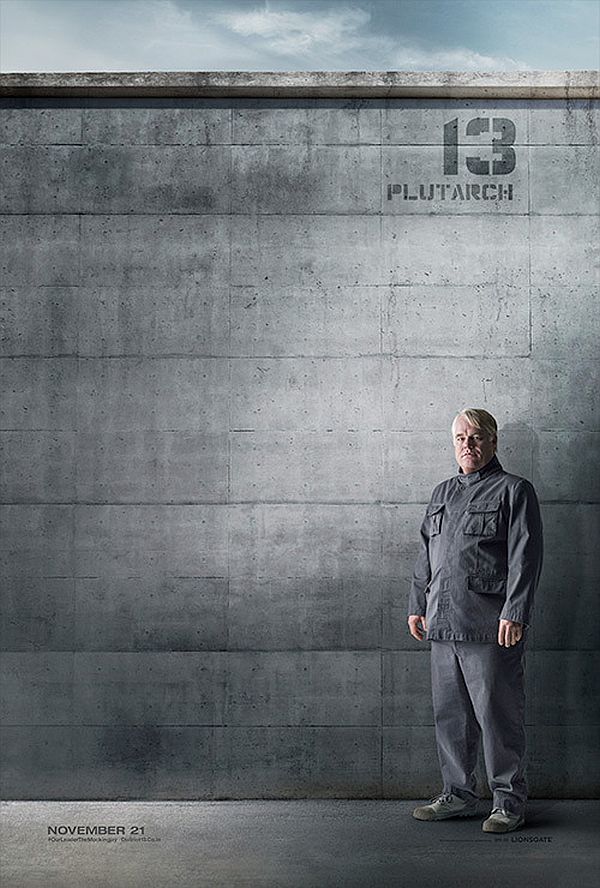 'Hunger Games: Mockingjay: Part 1' District 13 Poster - Plutarch Heavensbee (Philip Seymour Hoffman)