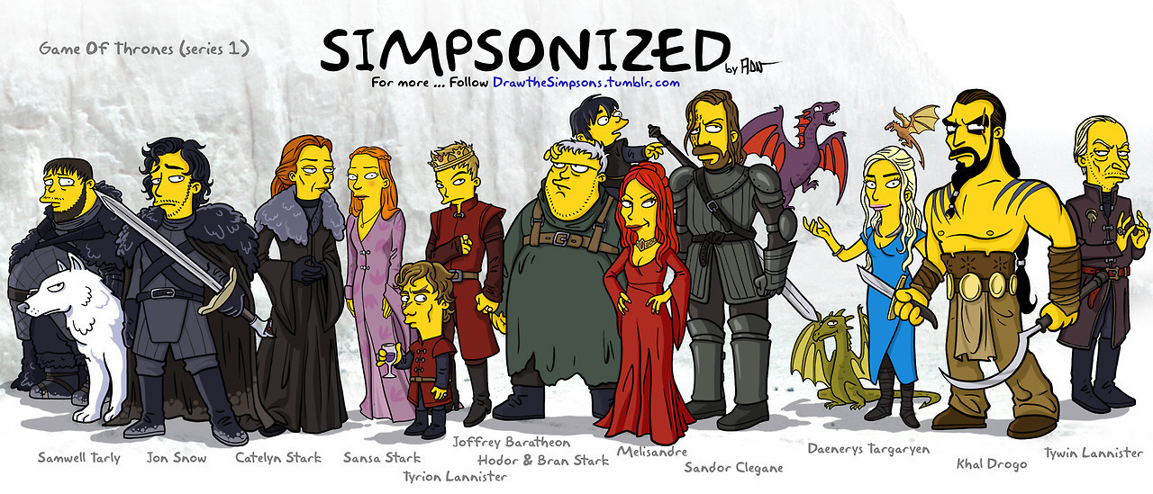 Simpsonize Your Favourite TV Show As Simpsons Characters