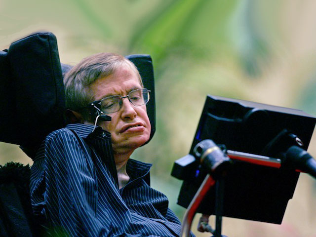 Stephen Hawking does the ALS Ice Bucket Challenge