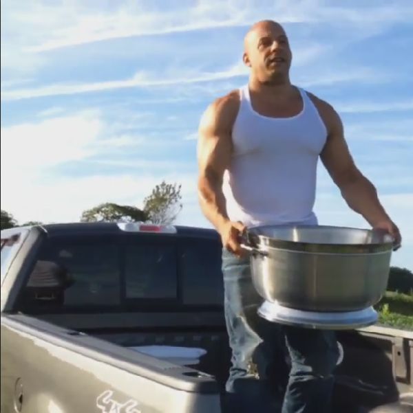 Vin Diesel's ALS Ice Bucket Challenge Is Exactly What We Expected!