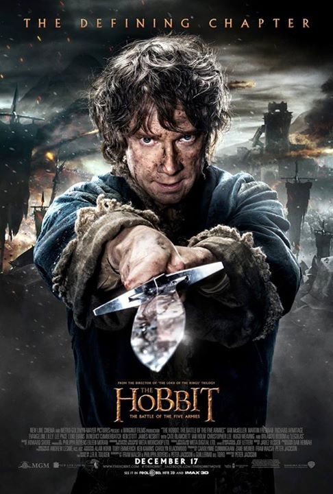 New Poster For The Hobbit : The Battle Of The Five Armies