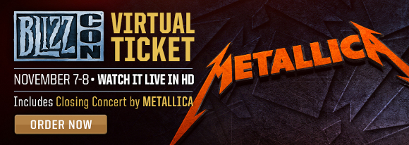 Metallica To Perform at BlizzCon 2014