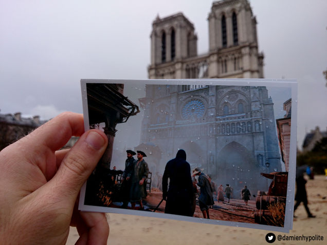 Assassins Creed Unity Paris Then Vs Paris Now