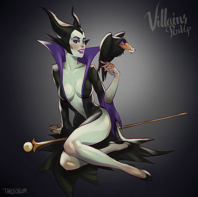 Sexy Disney Villain Pin-Up Posters