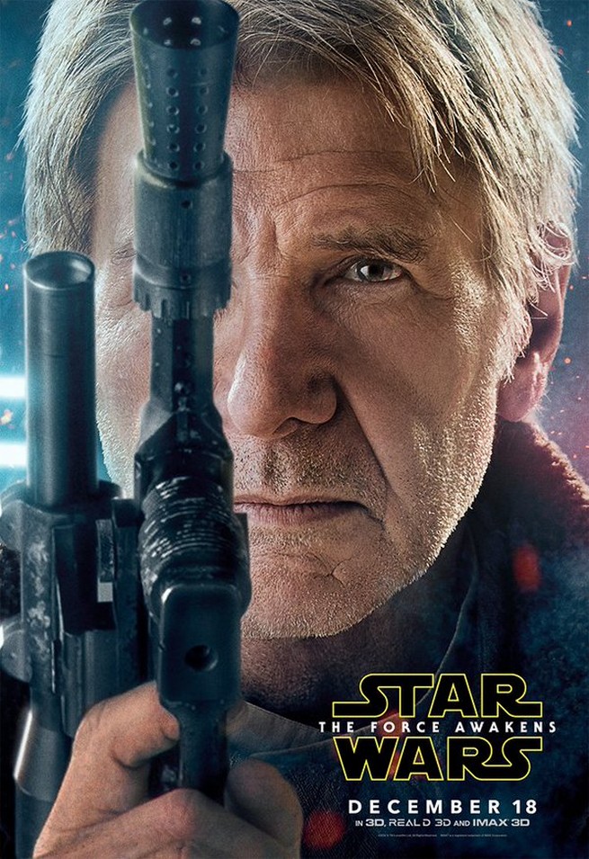 Han Solo character posters Sta Wars force awakens HD