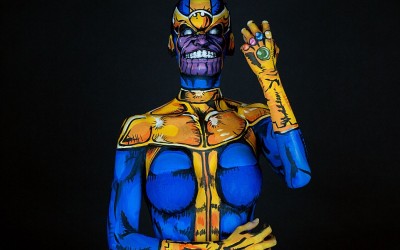 Body Paint Cosplayer Kay Pike’s Amazing Superhero Art
