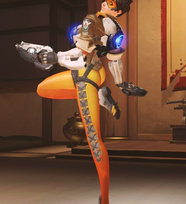 Tracer from Overwatch get a new possibly even Sexier Pose