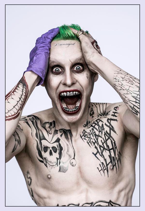 Jared Leto as The Joker in Suicide Squad