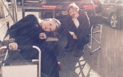 Carrie Fisher and Mark Hamill Reunite on the Set of STAR WARS: EPISODE VIII in This Photo