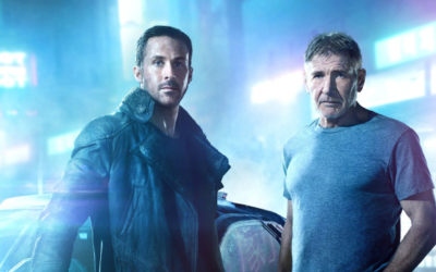Harrison Ford And Ryan Gosling Hit Up The Neon Streets Of Future LA In New Blade Runner 2049 Photos