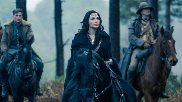 New Wonder Woman Movie Photo Rides to War