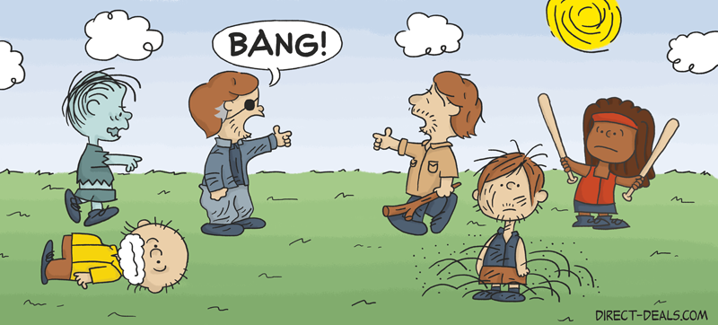 THE WALKING DEAD, GAME OF THRONES, and More TV Shows Reimagined as Classic Comic Strips
