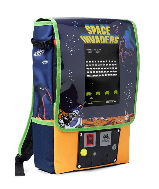 This SPACE INVADERS Arcade Cabinet Backpack Has a Coin Slot!