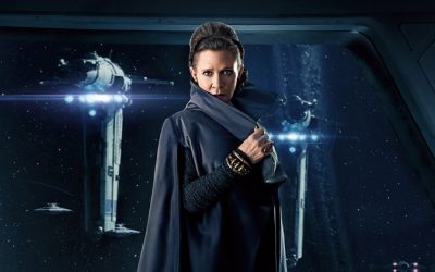 Flying in space Princess Leia Meme from that controversial scene in The Last Jedi