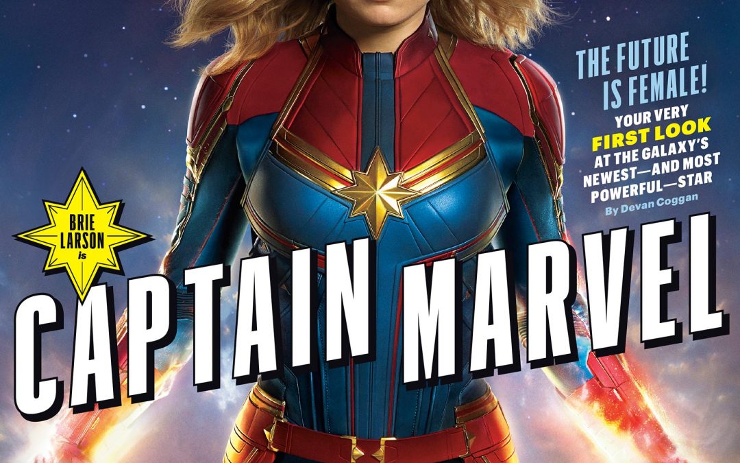 Captain Marvel Movie – First Look at Brie Larson as Carol Danvers, Nick Fury and Skrulls