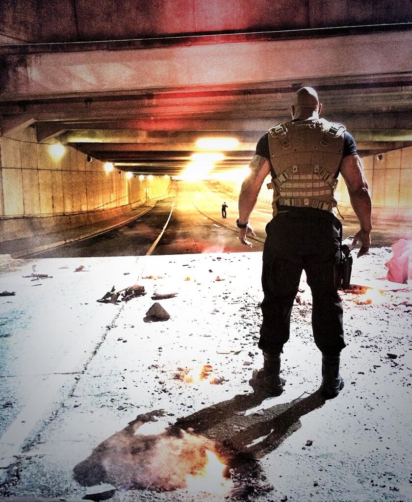 Dwayne Johnson Tweets Fast and Furious 7 Photo