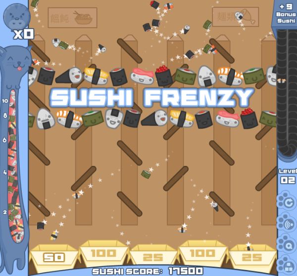 Free Online Game: Sushi Cat
