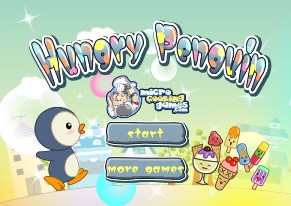 Free Online Game: Hungry Penguin